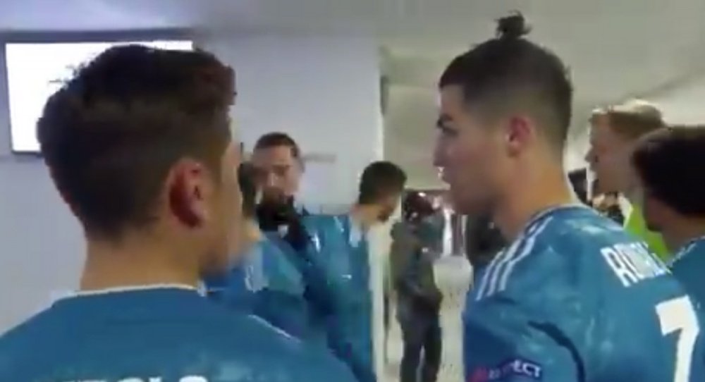 Dybala et Cristiano Ronaldo ont critiqué leurs coéquipiers à Lyon. Captura/Canal+