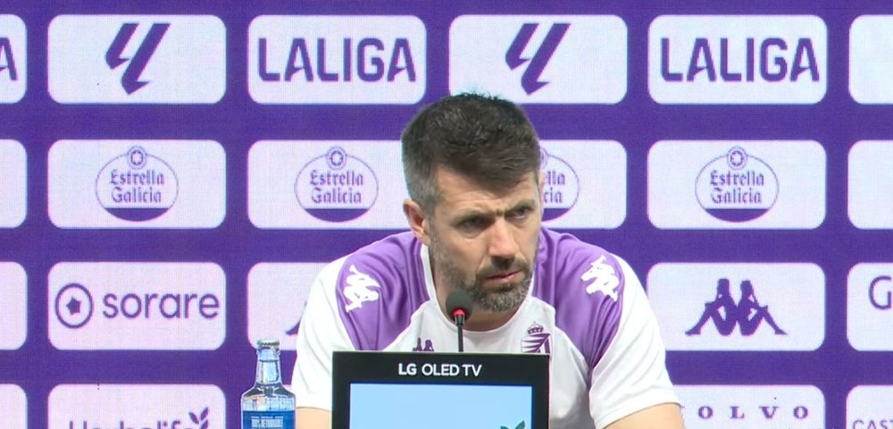 Pezzolano matizó que se refería a unos cuantos. YouTube/RealValladolidCF
