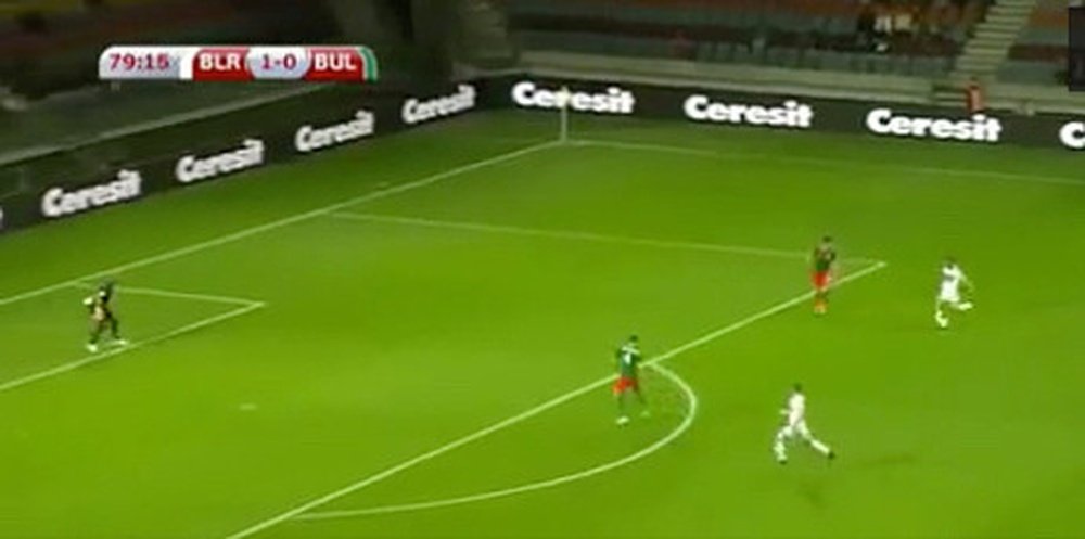 Espectacular gol de Bielorrusia. Twitter