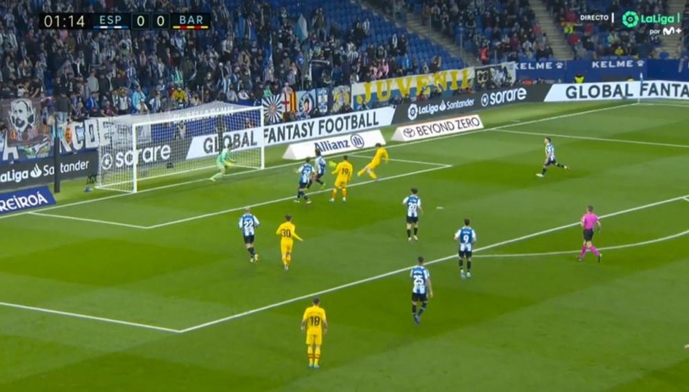 Tocco morbido di Jordi Alba, gol di Pedri e Barça in vantaggio nel Derby. Movistar