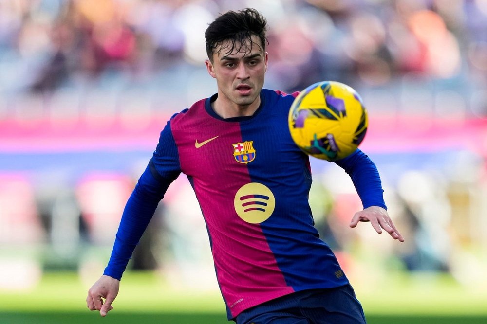 Pedri ha parlato del grande momento di forma del Barça.EFE
