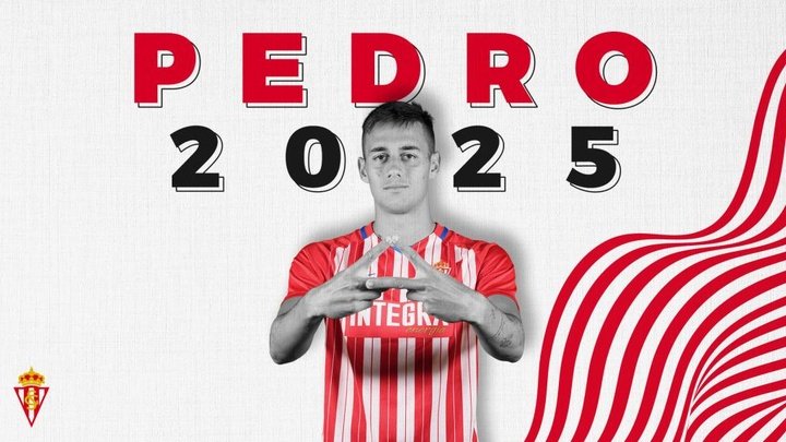 El Sporting de Gijón anuncia la renovación de Pedro Díaz hasta 2025