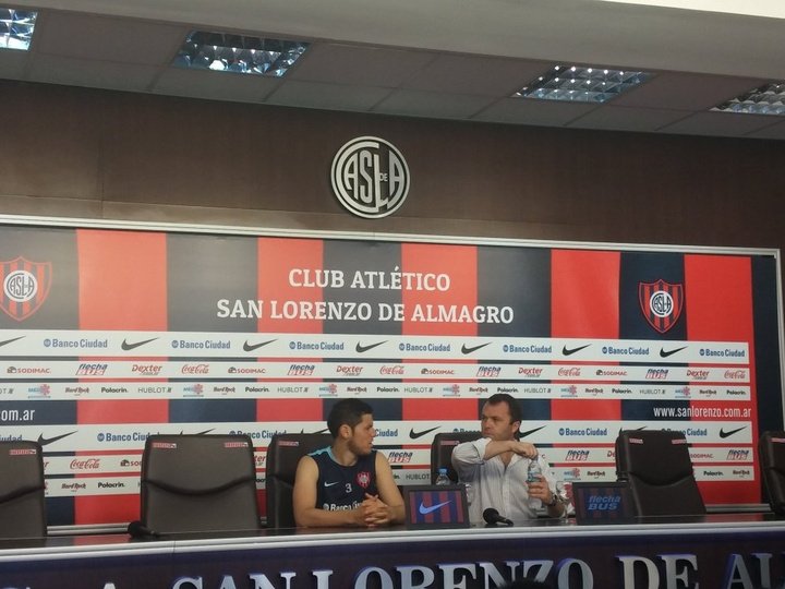 Pedro Franco fue presentado como nuevo jugador de San Lorenzo