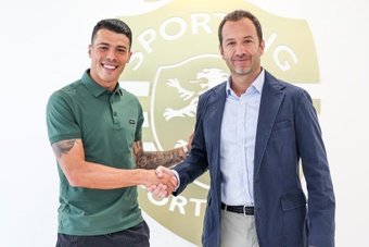 Pedro Porro ya es del Sporting de Portugal. Twitter/Sporting_CP
