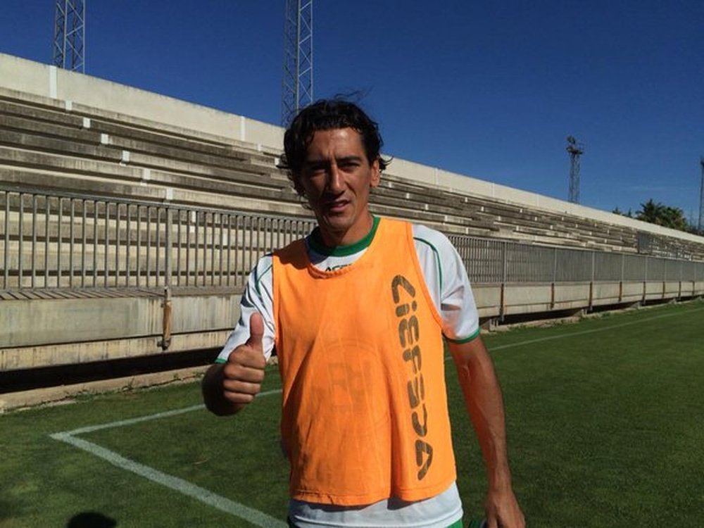Pedro Ríos, jugador del Córdoba. Twitter.