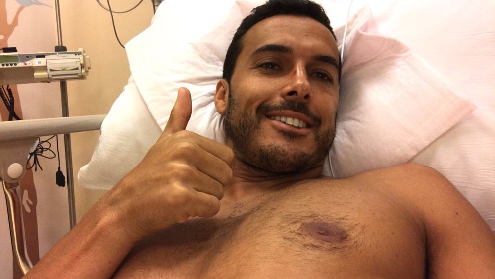 Pedro se encuentra aún hospitalizado. Twitter/PedroRodriguez