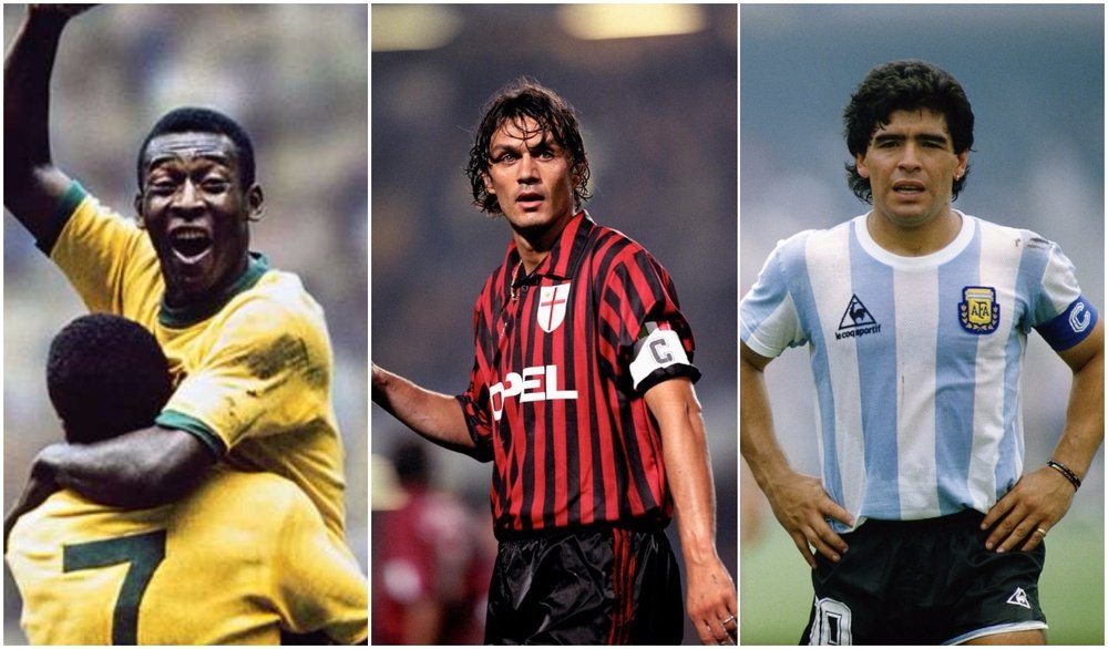 Pelé, Maldini and Maradona all have shirts retired in their name. BeSoccer