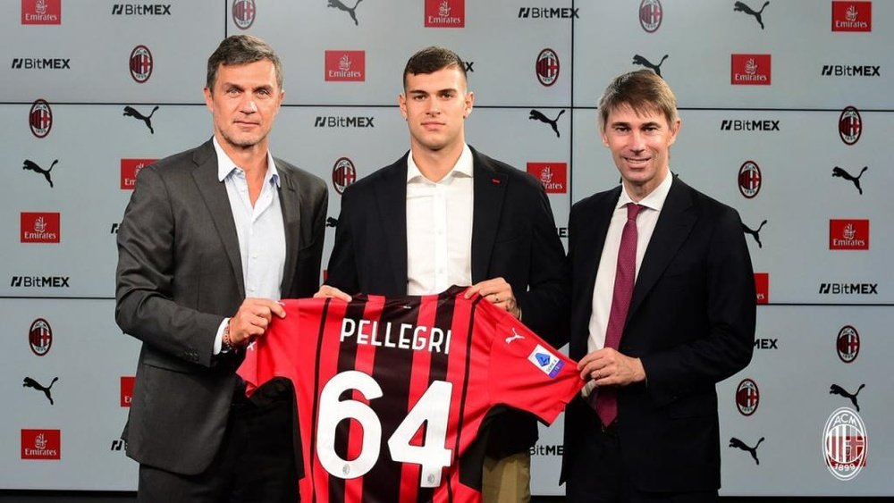 Pietro Pellegri è un nuovo giocatore del Milan. ACMilan