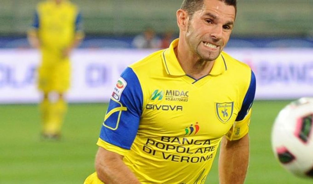 Pellissier puso el tercero y definitivo gol del Chievo. ChievoVerona