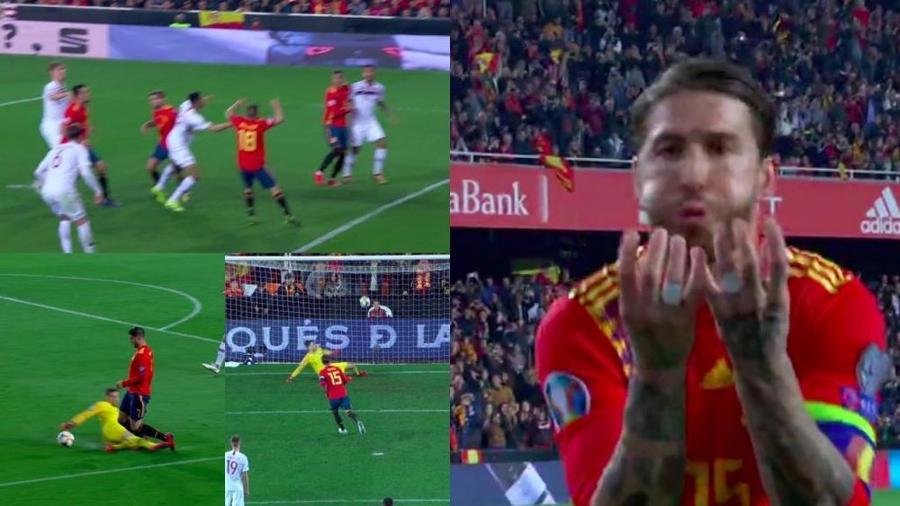 Ramos converted the match-winning penalty. Capturas/RTVE