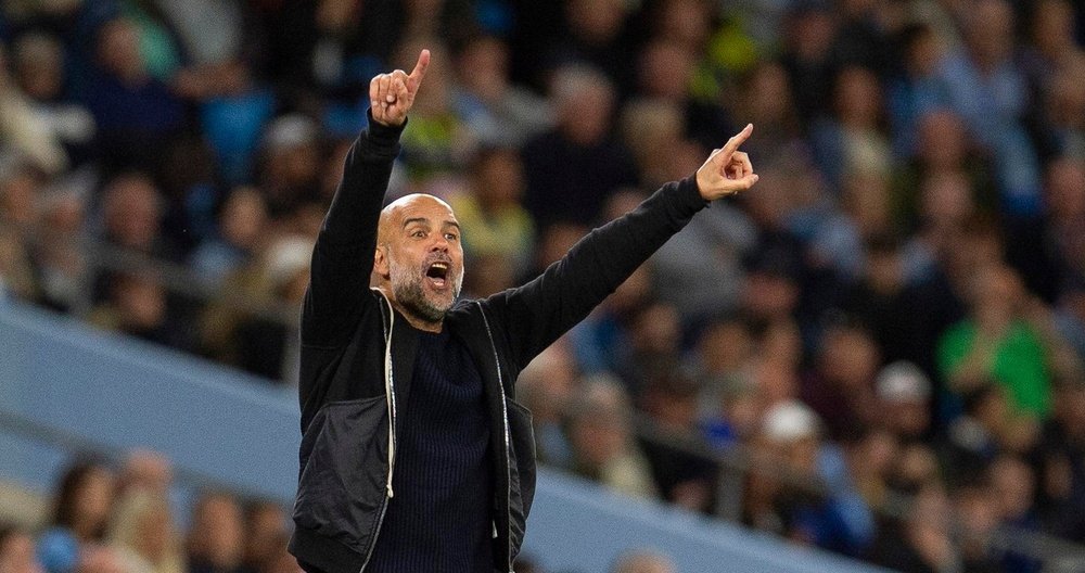 Guardiola évoque son avenir. EFE/Peter Powell