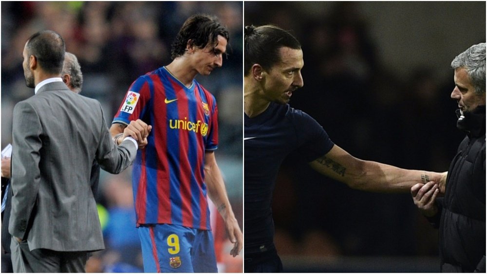 Ibrahimovic es uno de los 10 jugadores que han estado al mando de los dos técnicos. BeSoccer