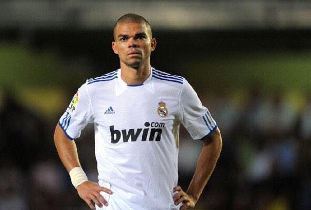 Pepe, contrariado en un encuentro del Real Madrid. Twitter