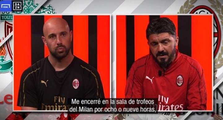 Reina y Gattuso recordaron las finales entre Liverpool y Milan