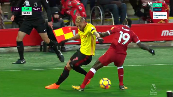 Pereyra duped Mane with filthy nutmeg