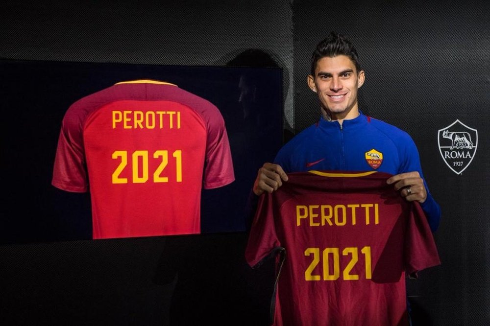 Perotti signs Roma extension. ASRoma