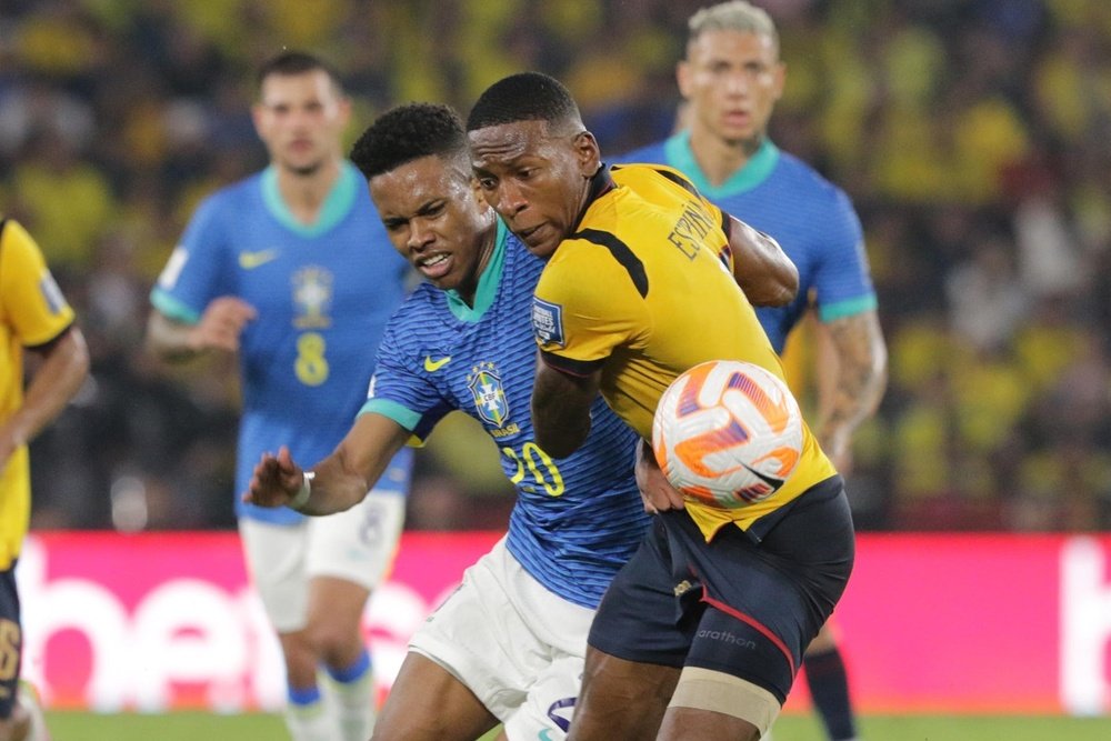Brasil soma um ponto sem brilho contra o Equador na estreia de Ancelotti. EFE