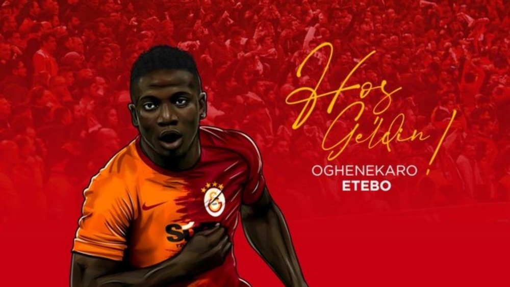 El Galatasaray cierra la cesión de Etebo. GalatasaraySK