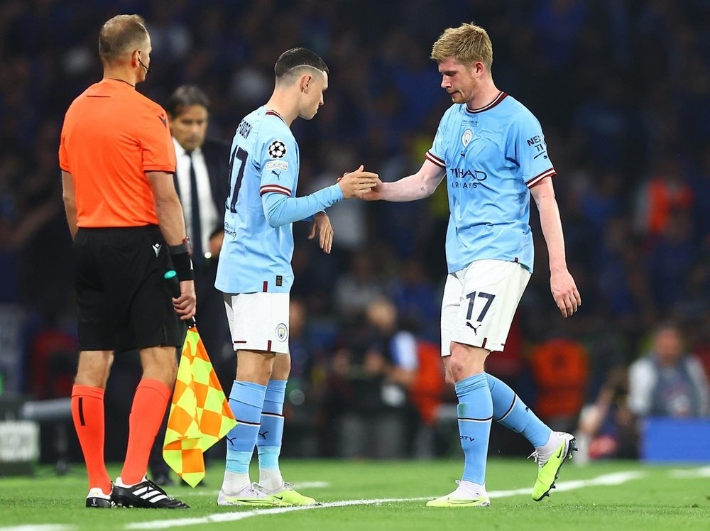 De Bruyne blessé et remplacé dès la première mi-temps !