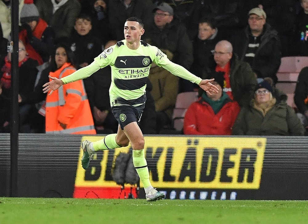 Foden scored a brace for Man City against Bristol City. EFE