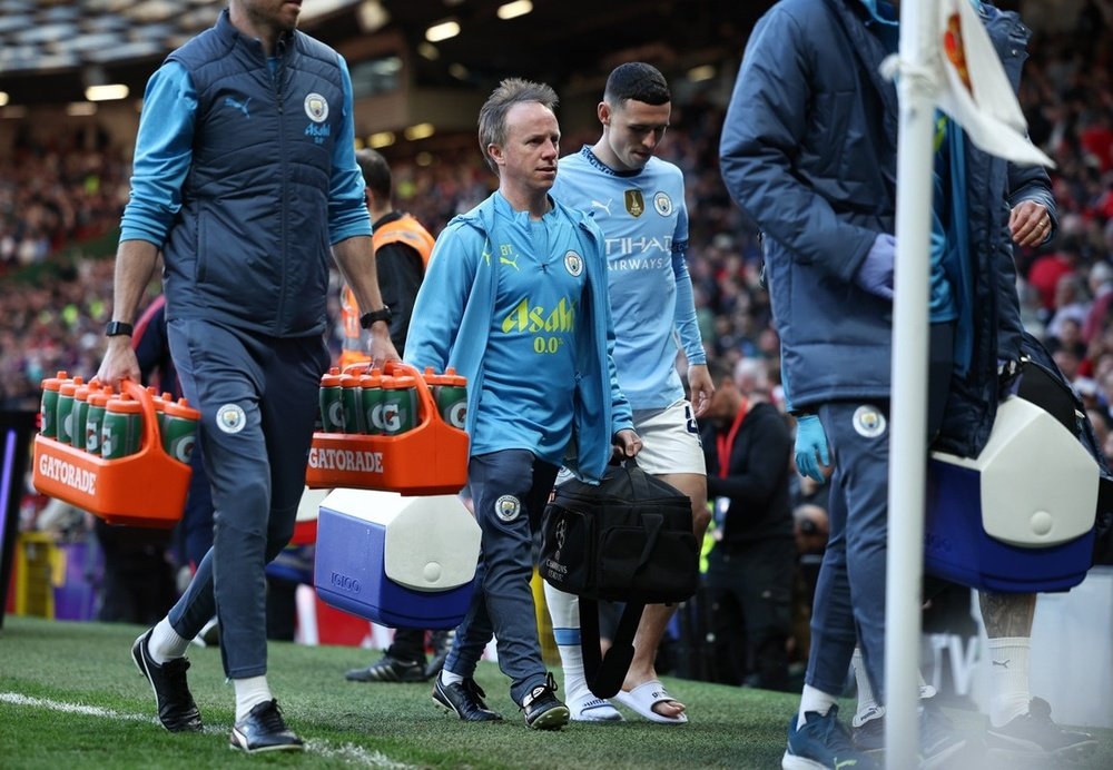 Foden will not play in the match against Crystal Palace. EFE