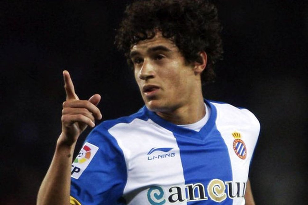 Coutinho was loaned to Espanyol in 2012. Twitter