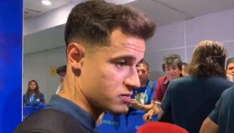 Coutinho was tight lipped about his future. CarruselDeportivo
