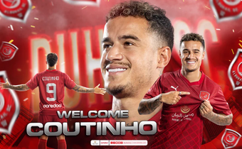 Anche Coutinho abbandona il calcio europeo e si trasferisce in Qatar. L'attaccante brasiliano giocherà nelle fila dell'Al Duhail.