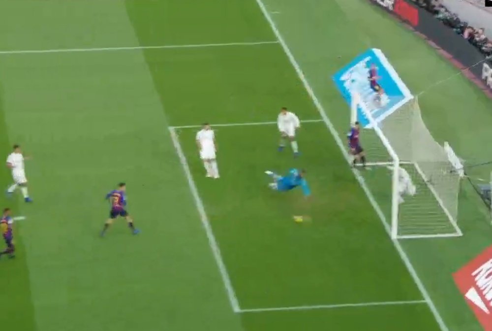 Philippe Coutinho opened the scoring for Barcelona. Captura/BeInSports