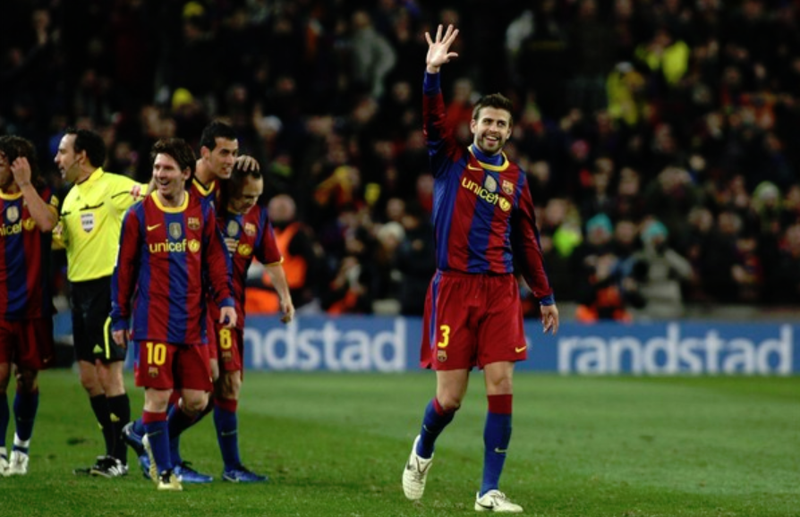 Una línea de ropa del Barça honor a la 'manita' de Piqué al
