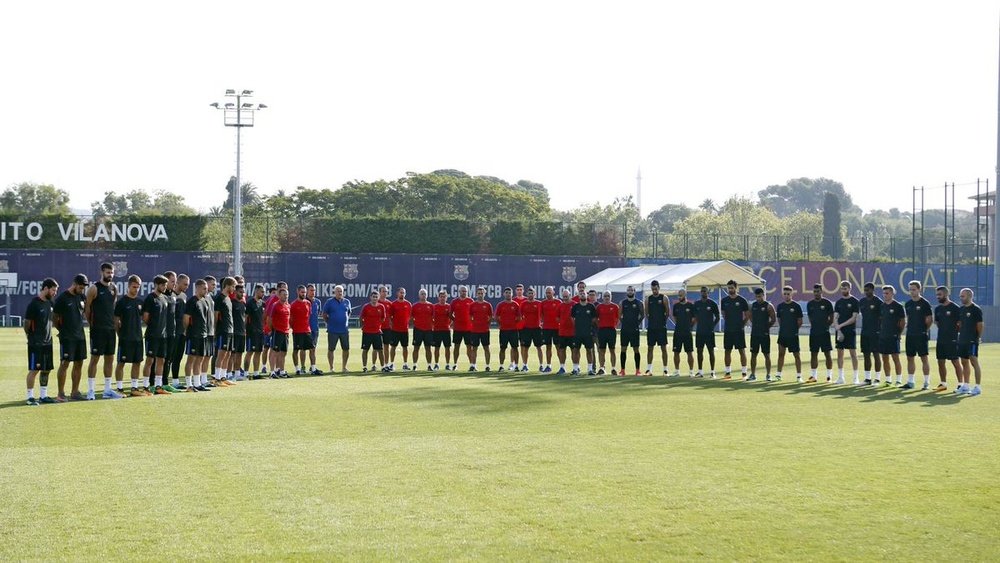 Barcelona, Real Madrid hold minute's silence for Las Ramblas victims. FCBarcelona