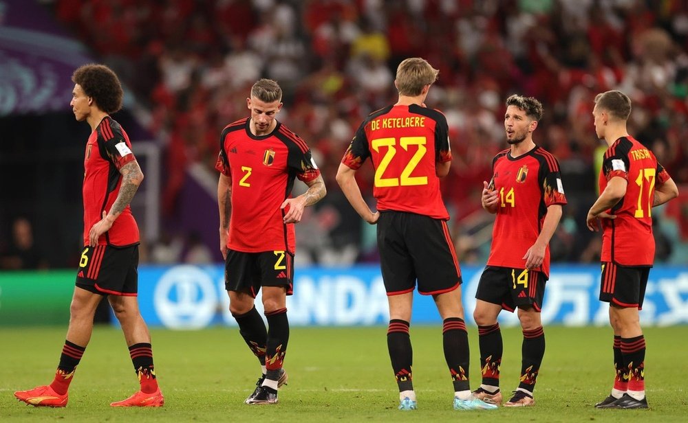 Jugadores de Bélgica protagonizaron un altercado. EFE