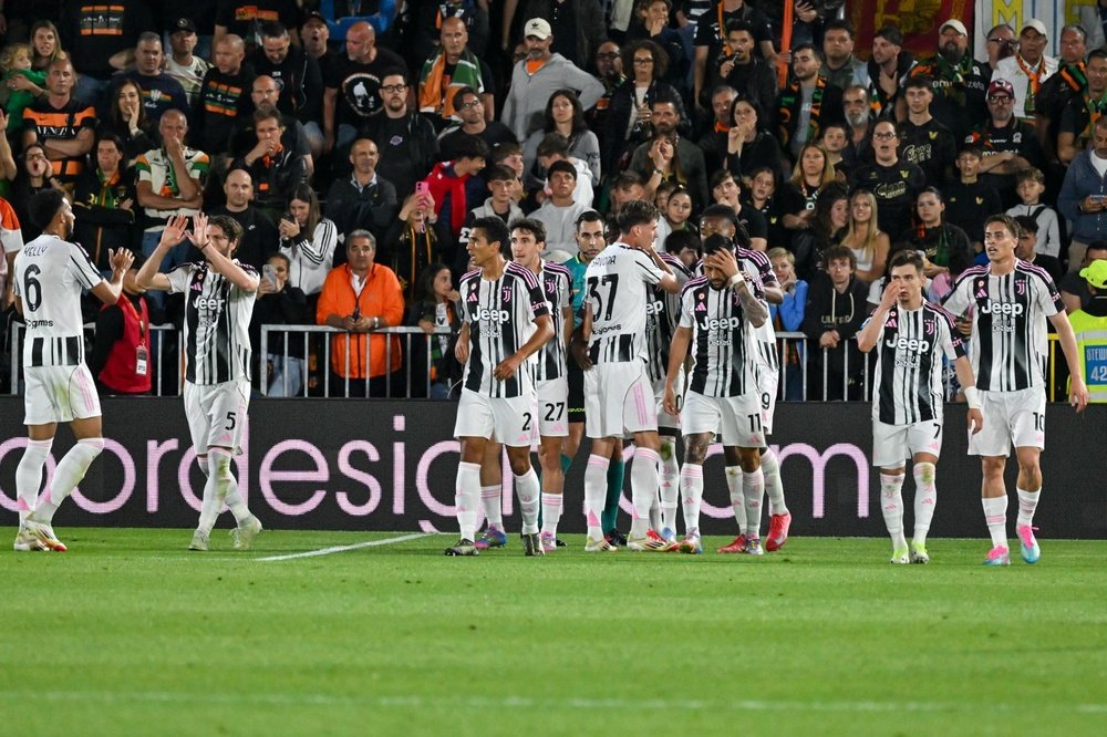 La Juve cumplió con el objetivo y jugará la Champions. EFE