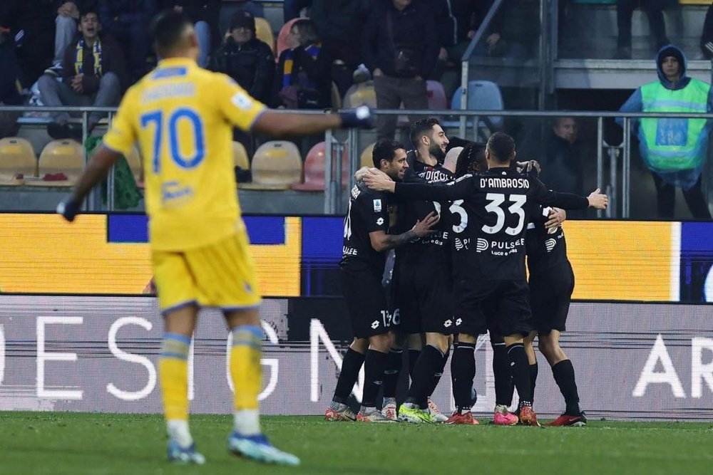 El Monza venció por 2-3 al Frosinone. EFE
