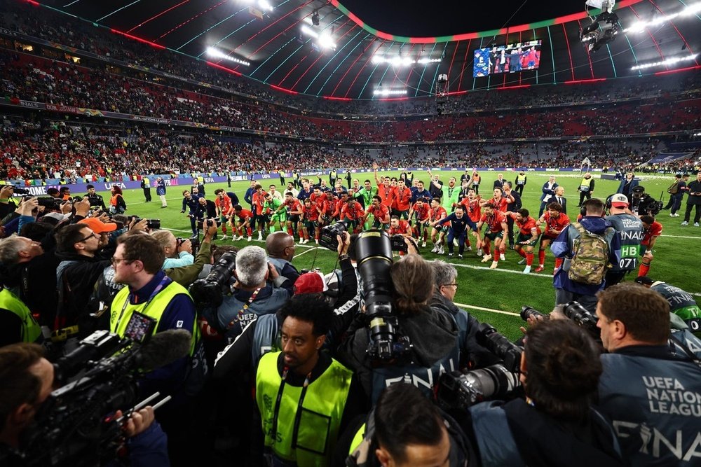 The incident occurred in the first half of extra time. EFE