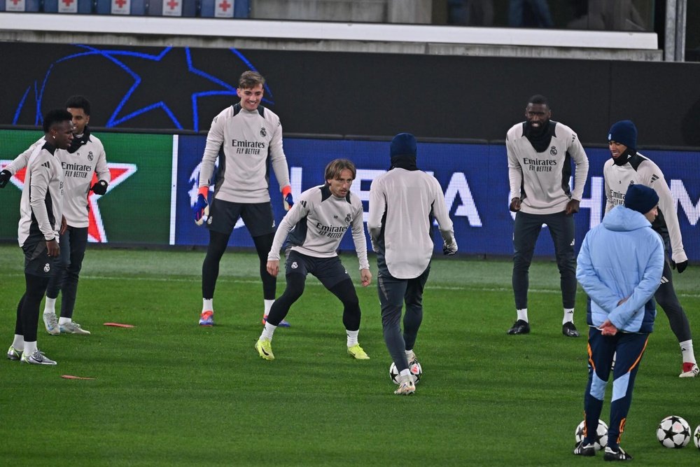 Vinicius could be a starter against Atalanta. EFE