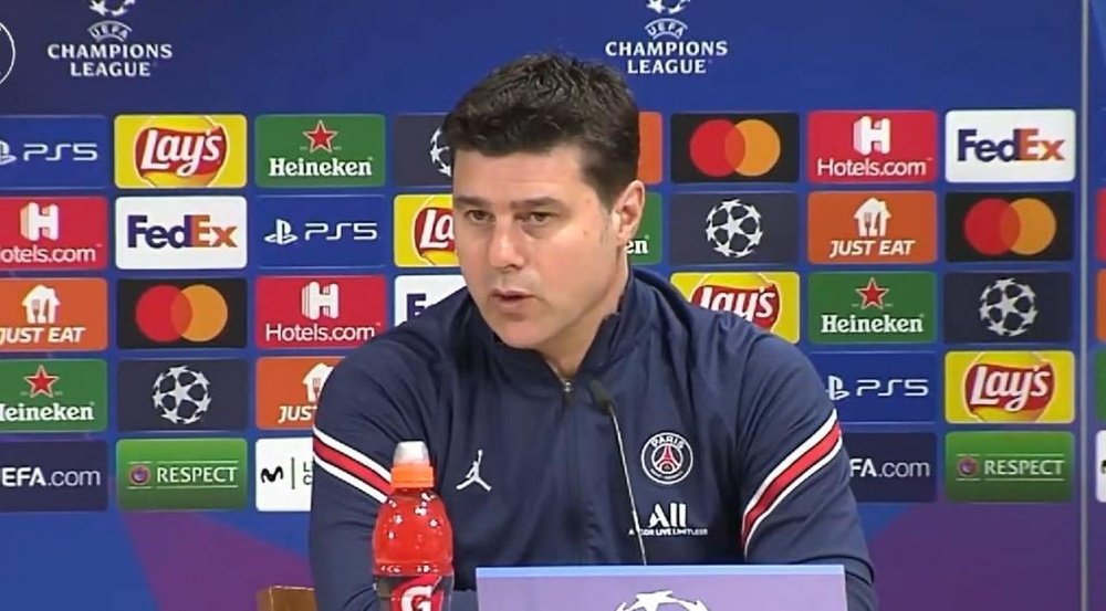 Pochettino falou sobre a situação em uma entrevista coletiva. AFP