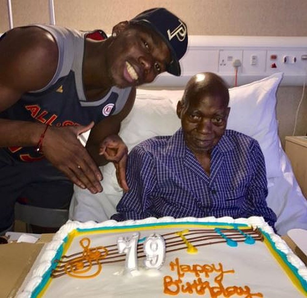 Pogba, celebrating his father's birthday. PaulPogba
