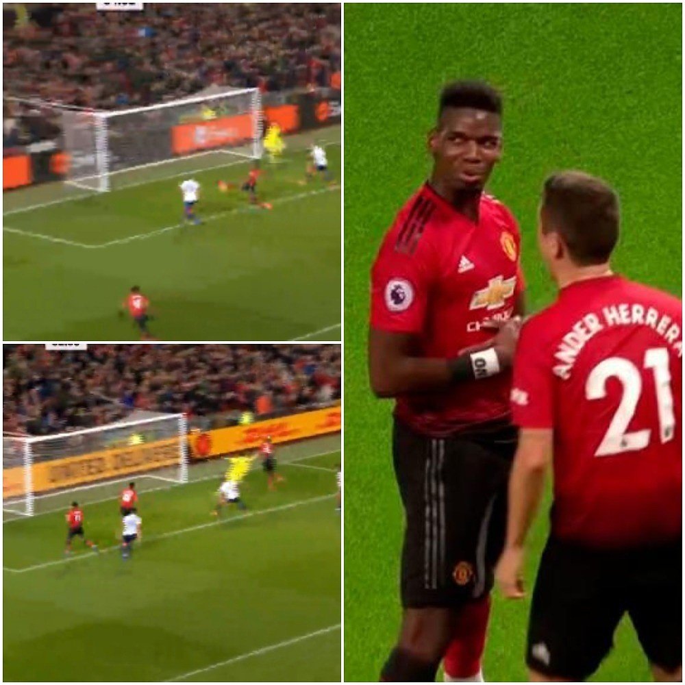 Pogba latched onto a great low cross to pout United into an early lead. CAPTURA