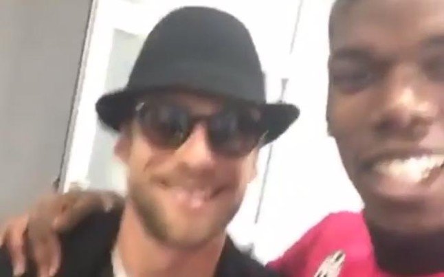 Marchisio se tomó con humor la broma de su compañero. Instagram