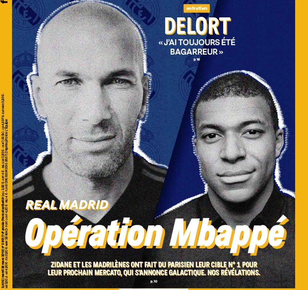 A France Football garante que o Real se prepara para contratar Mbappé. FranceFootball