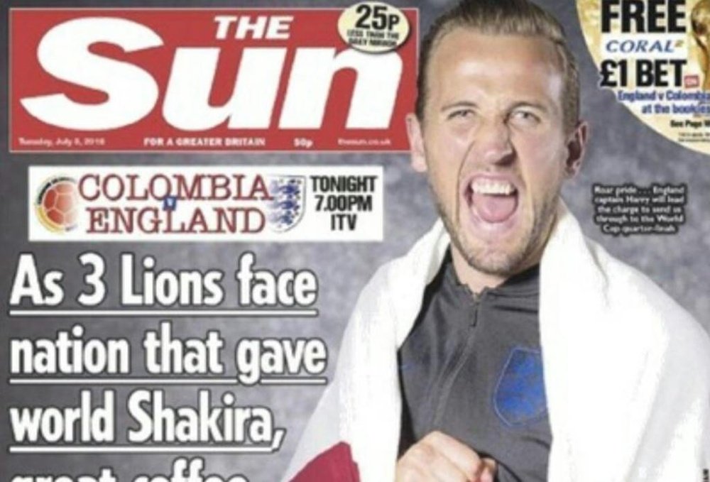 Colombia no olvidó la polémica portada. The Sun