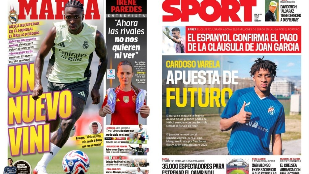 Portadas de la prensa deportiva del 17-06-25. Marca/Sport
