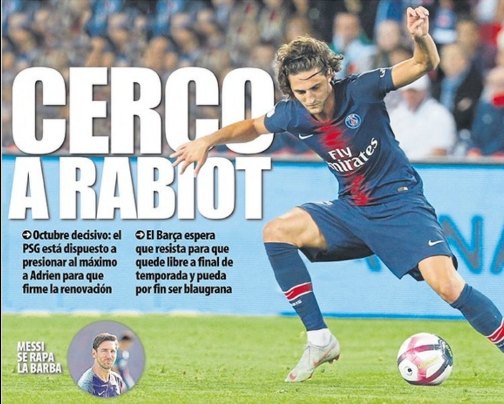 Rabiot sigue en el punto de mira del FC Barcelona. MundoDeportivo