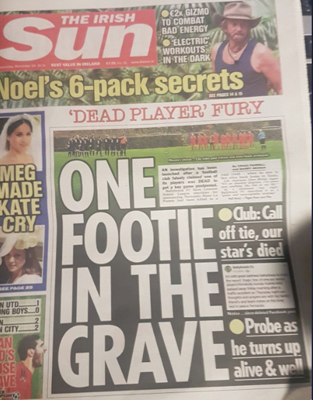 En Irlanda no dan crédito a lo rocambolesca historia... TheIrishSun