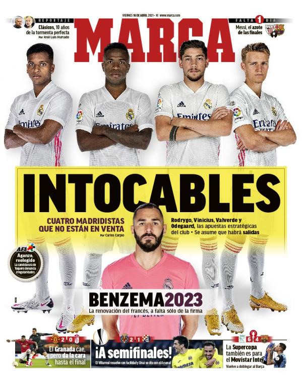 Los cuatro intocables para el futuro del Real Madrid