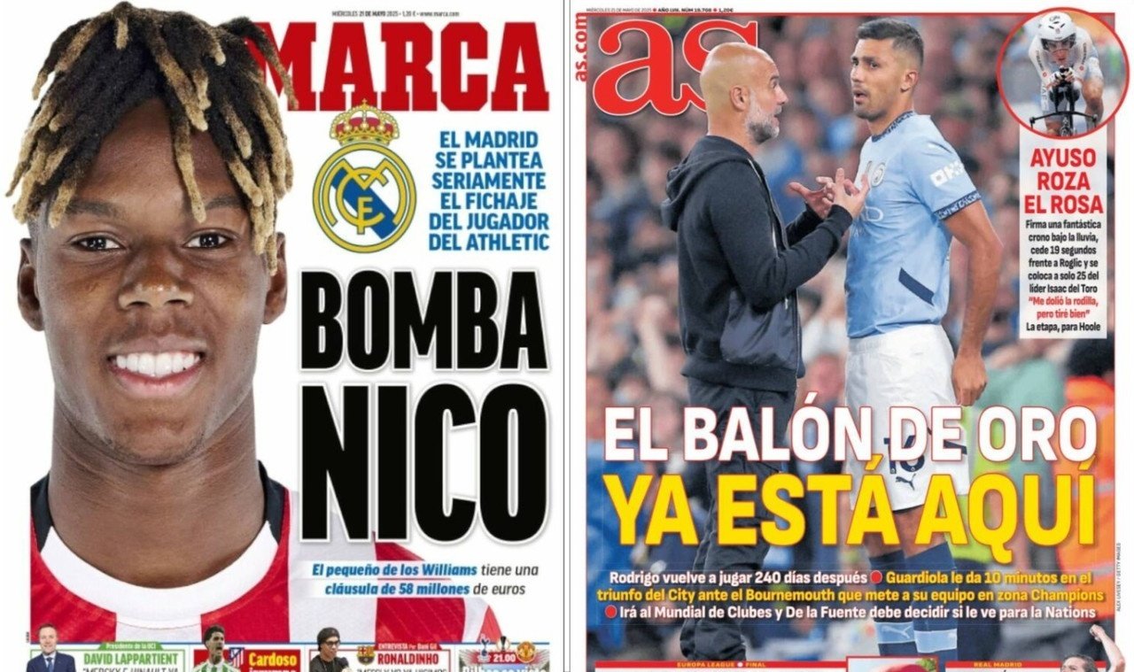 Portadas de 'Marca' y 'AS' del 21-05-2025. Marca/AS