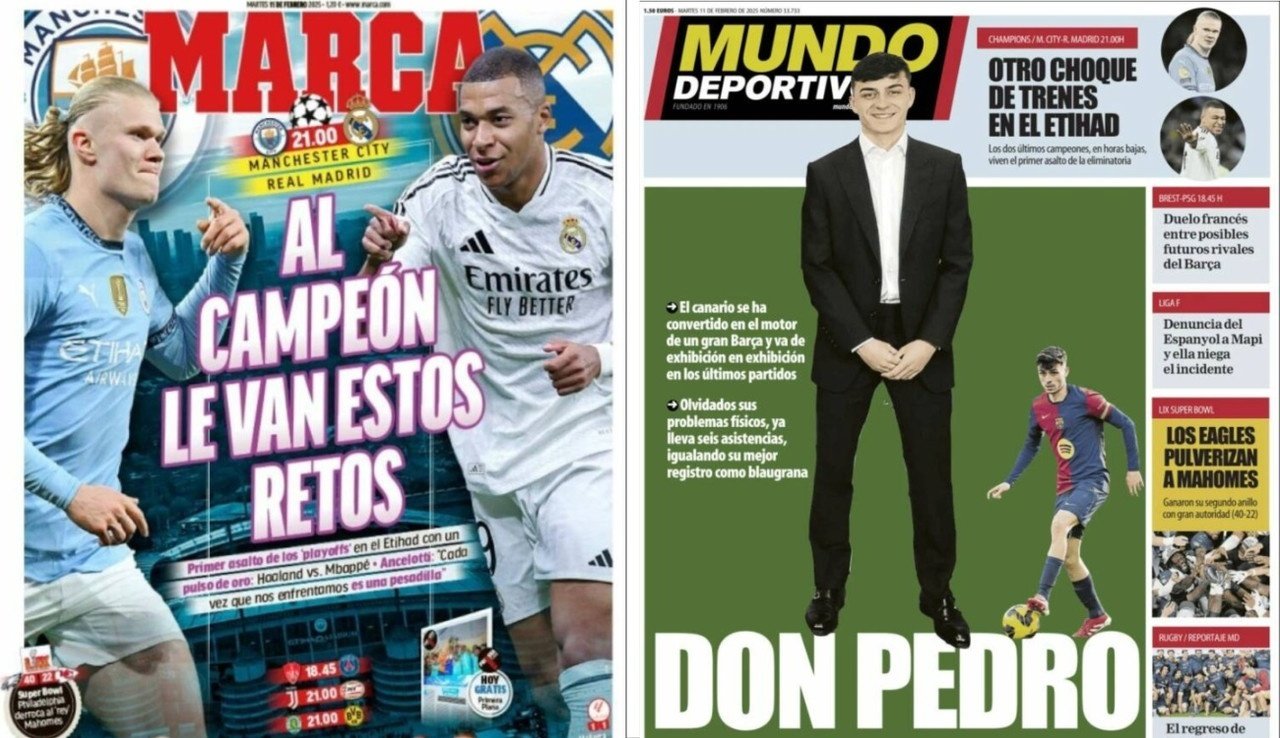 Portadas de la prensa deportiva a 11-02-2025. Marca/MundoDeportivo