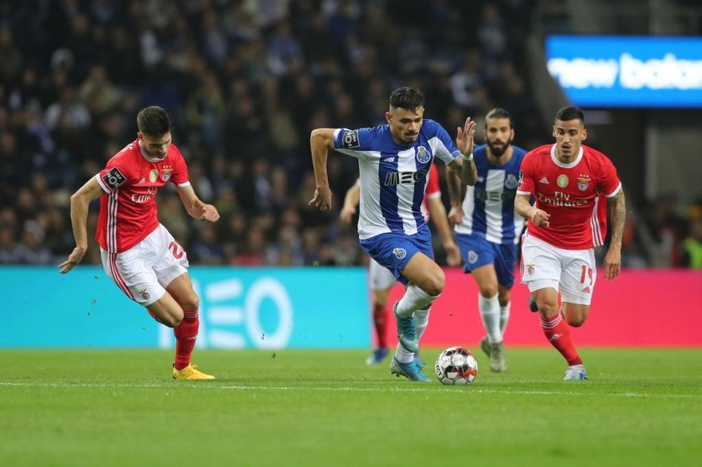 Próvaveis escalações de Benfica e Porto. Twitter @FCPorto