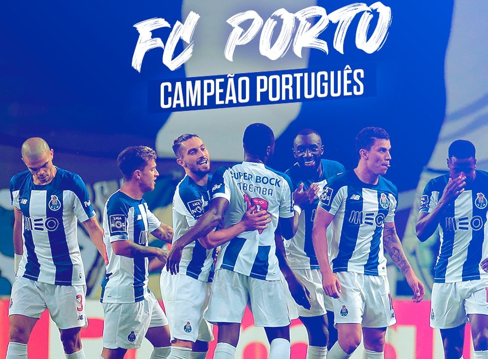 Porto é o campeão português da temporada 2019-20. BeSoccer
